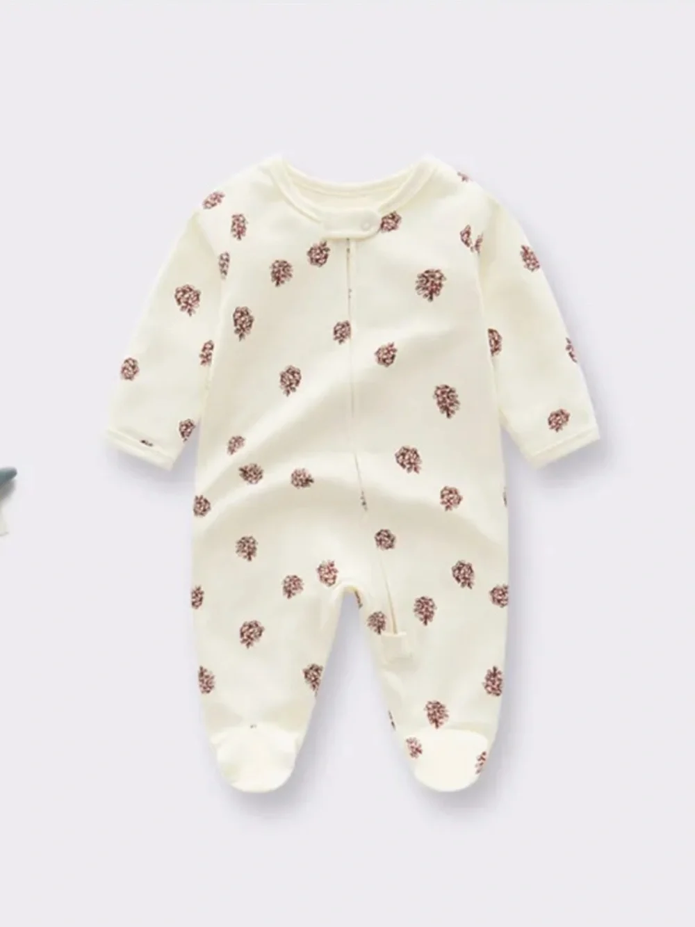 Acorn Onesie red terracotta color